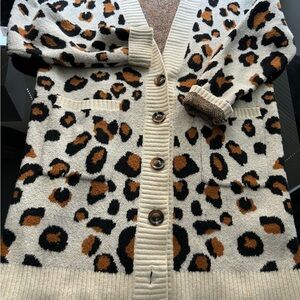 Leopard Print Cardigan